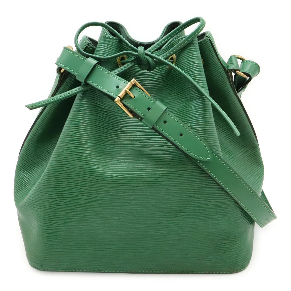 LOUIS VUITTON Epi Shoulder Bag Hobo Drawstring Borneo Green